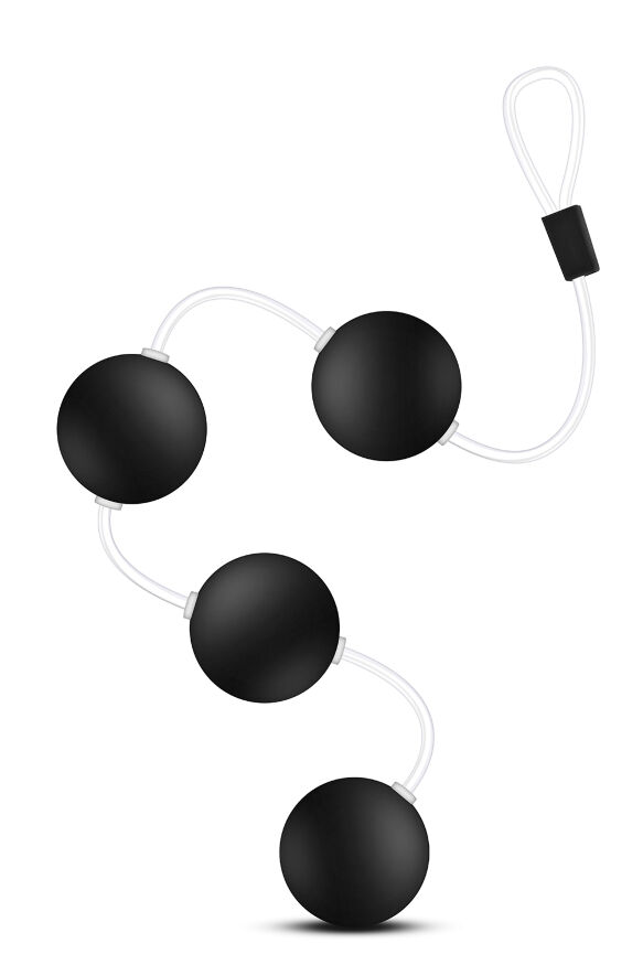 Анальные шарики Blush Anal Adventures Pleasure Balls - Black