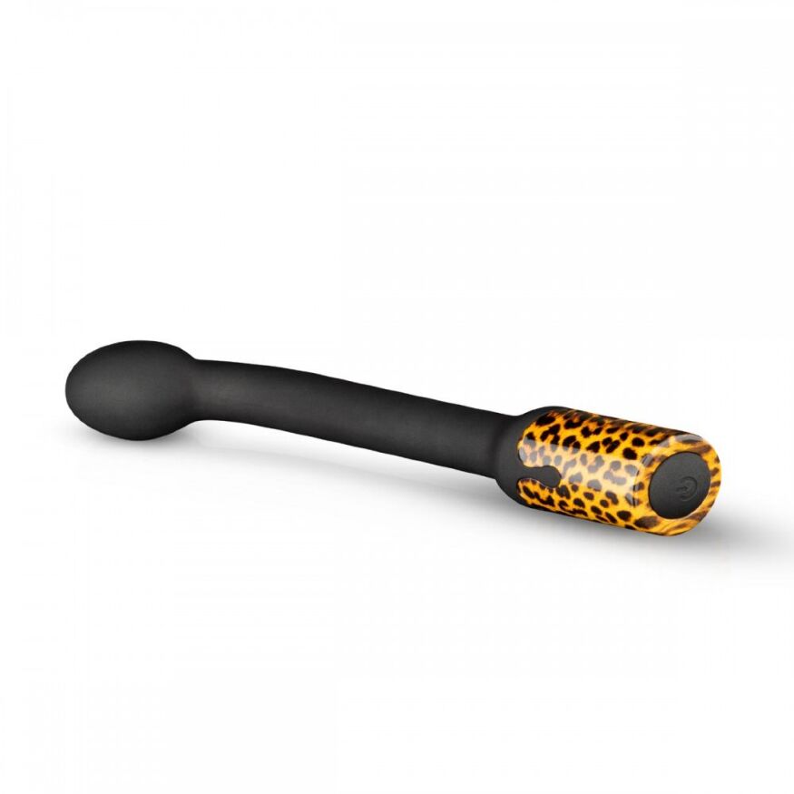 Вибратор для точки G Nila G-spot, черный, леопардовый