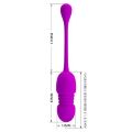 Віброяйце - Pretty Love Callie Thrusting Vibrating Egg Purple