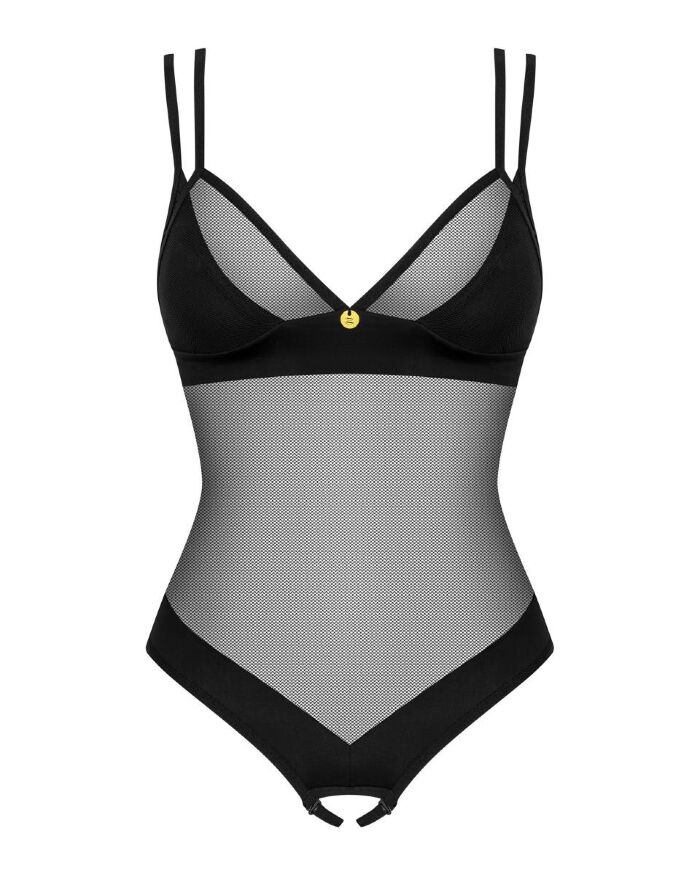 Боди сетка с открытым доступом XS/S Nesari Obsessive, черное