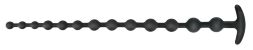 Гнучкий анальний ланцюжок збільшеної довжини. Black Velvets Anal Beads Silic