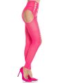 Колготки Leg Avenue Seamless Opaque Footless Suspender Hose One Size Neon Pink