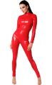 Комбинезон Noir Handmade F353 Red powerwetlook overall - XXL