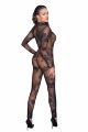 Сетчатый бодистокинг Noir Handmade F237 Long tulle overall, S