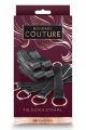 Система фиксации к кровати NS Novelties BONDAGE COUTURE TIE DOWN STRAPS BLACK