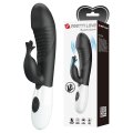 Вібратор-кролик - Pretty Love Rasmussen Dual Vibrator Black