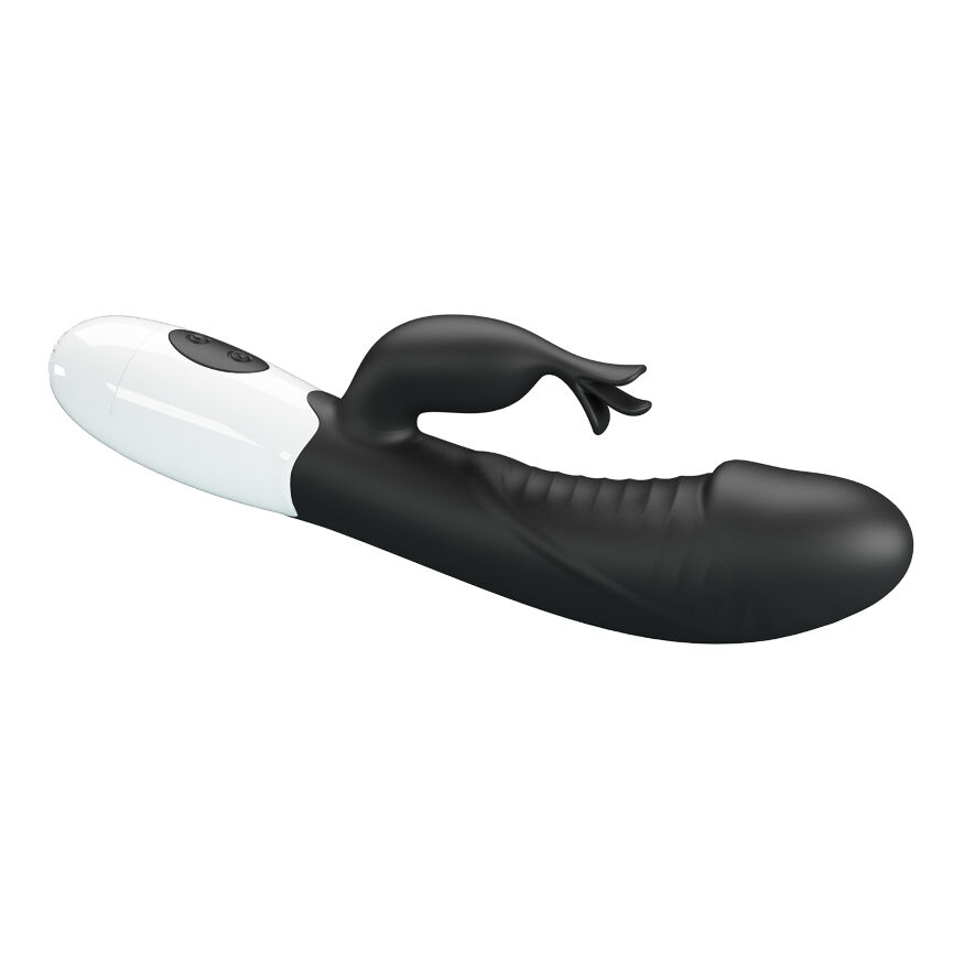 Вібратор-кролик - Pretty Love Rasmussen Dual Vibrator Black