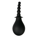 ET405BLK Анальный душ Steamy Douche с рельефным носиком, черный