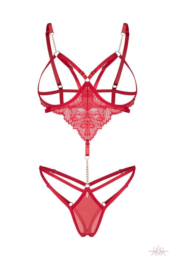 Боди Obsessive Matildea crotchless teddy S/M