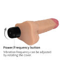 Реалістичний вібратор - Real Feel Vibrator New Flesh 7"