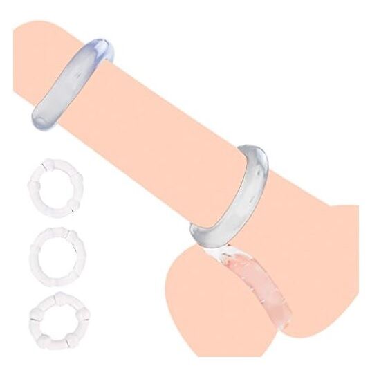 Набор эрекционных колец Stay hard, CN-330300012 Blue