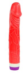 Реалистичный вибратор без мошонки - Barbara Bob Vibrator 8,8" Red