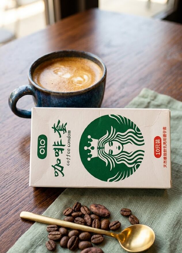 Презервативи OLO Coffee Condom, упаковка 10 шт