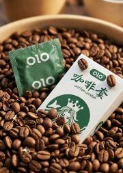 Презервативи OLO Coffee Condom, упаковка 10 шт