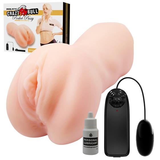 Мастурбатор вагіна ергономічної форми Crazy Bull Lea Pocket Pussy