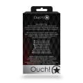 Анальная пробка - Ouch! Metal Butt Plug Medium Silver/Rubellite Pink