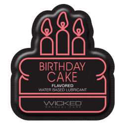 САШЕТ Лубрикант съедобный на водной основе Wicked торт с кремом, саше 1 шт, 3 мл