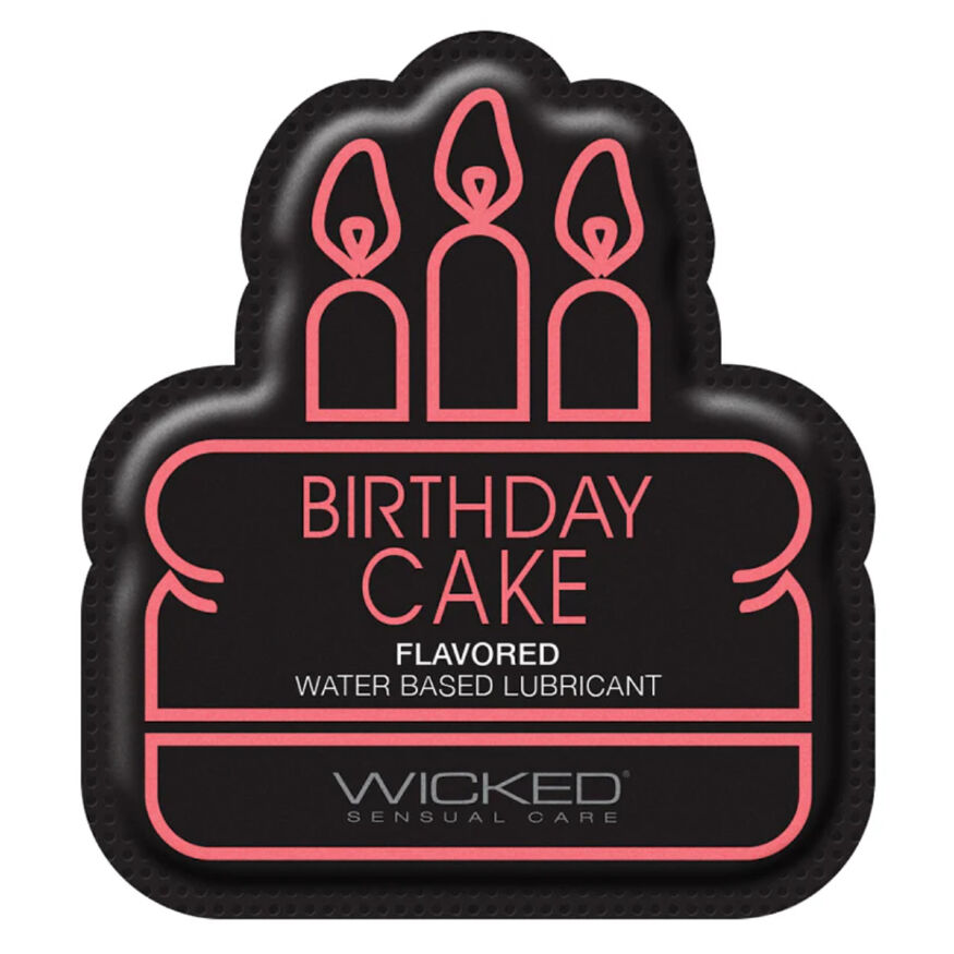 САШЕТ Лубрикант съедобный на водной основе Wicked торт с кремом, саше 1 шт, 3 мл