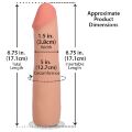 Фаллоимитатор с присоской Doc Johnson The Realistic Cock ULTRASKYN - 7 Inch Vanilla