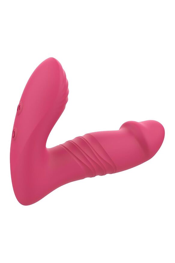 Универсальный вибратор DREAM TOYS Essentials с поступательными движениями, розовый