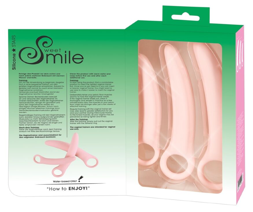 Набір фалоімітаторів - вагінальних тренажерів  - Sweet Smile Vaginal Trainers