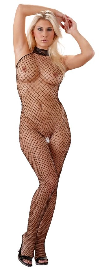 Бодістокінг - 2311500 NO:XQSE Net Catsuit Black - S/M