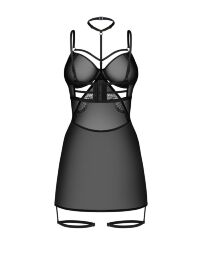 Бэби-долл Obsessive Arrowel Black chemise S/M
