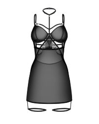 Бэби-долл Obsessive Arrowel Black chemise S/M