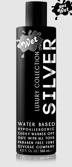Премиум лубрикант на водной основе Wet Silver, 266 мл