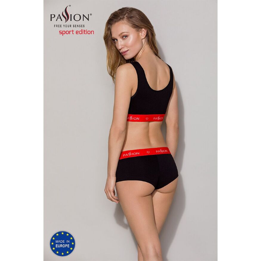 Трусики-шортики PS003 PANTIES black M - Passion