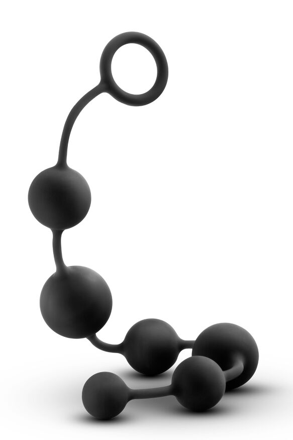 Анальные шарики Blush Anal Adventure Platinum Silicone Large Anal Beads