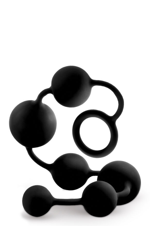 Анальные шарики Blush Anal Adventure Platinum Silicone Large Anal Beads