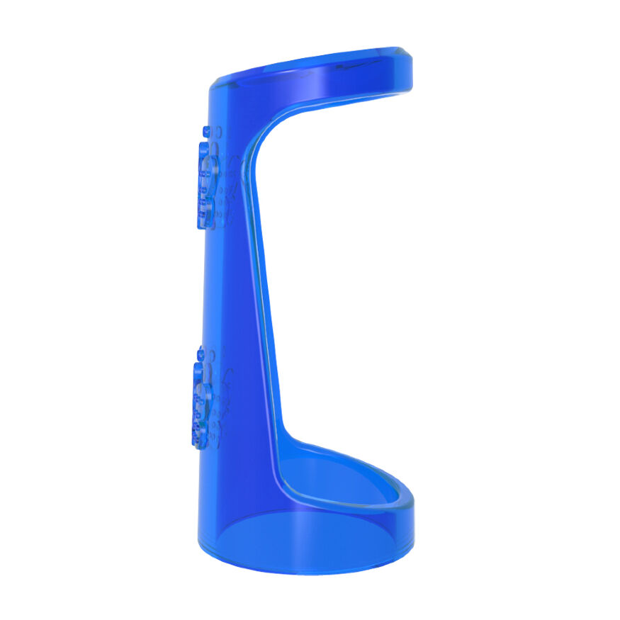 Ерекційне кільце Chisa Get Lock Double Girth Cages з двома кріпленнями, синє