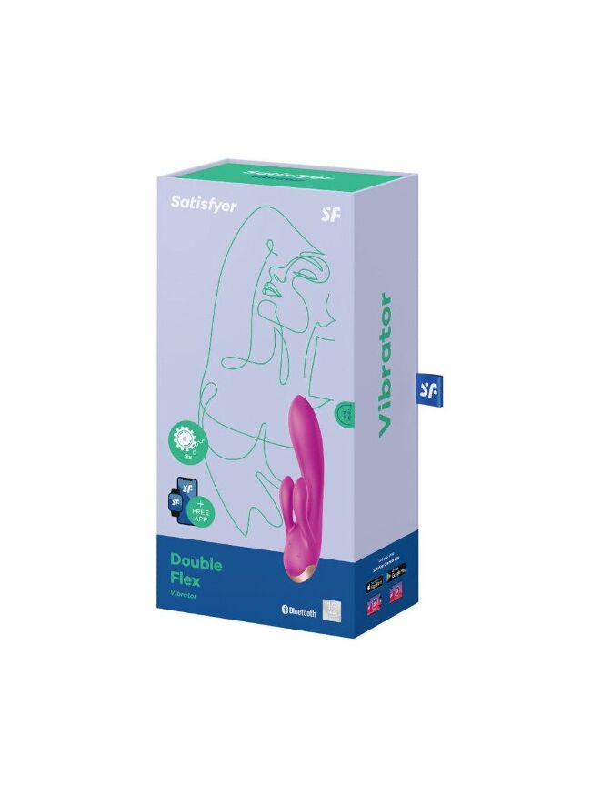 Вибратор кролик Satisfyer Double Flex Violet