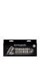 Насадка на пеніс, що подовжує RENEGADE RIBBED EXTENSION CLEAR