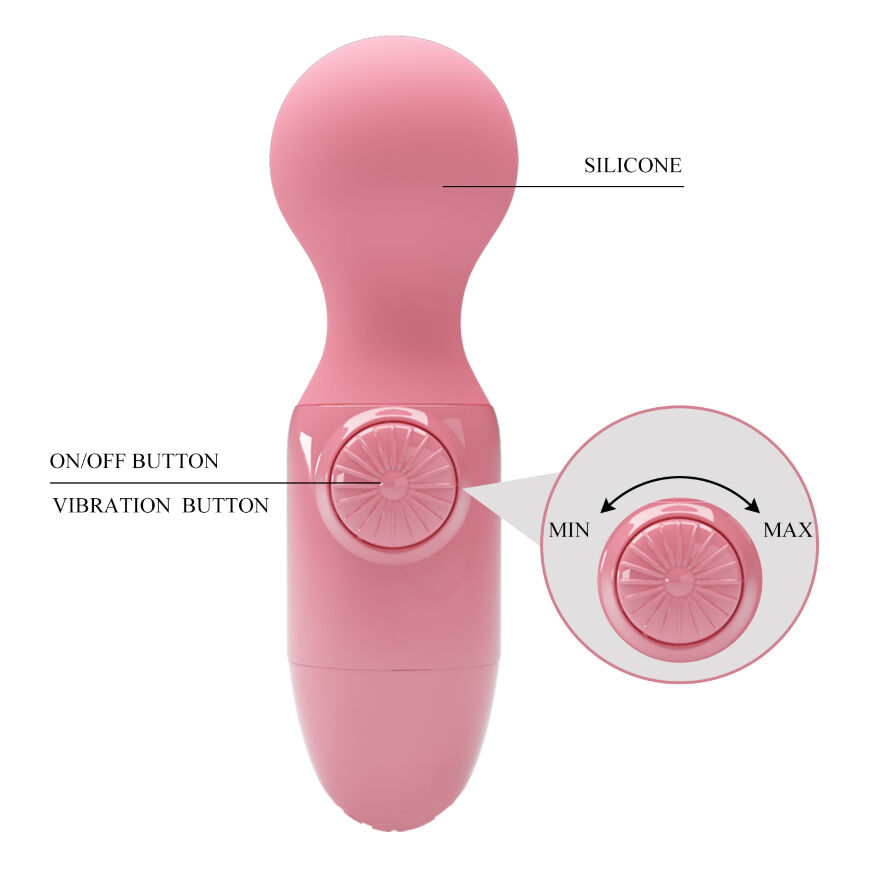 Вібратор - Pretty Love Little Cute Mini Stick Light Pink