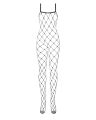 Бодістокінг з великим вічком і відкритими грудьми Obsessive Bodystocking N102 S/M/L, чорний