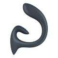 Оригінальний вібростимулятор 2в1 в незвичній формі літери G - Satisfyer G For Goddess 1 Dark Grey