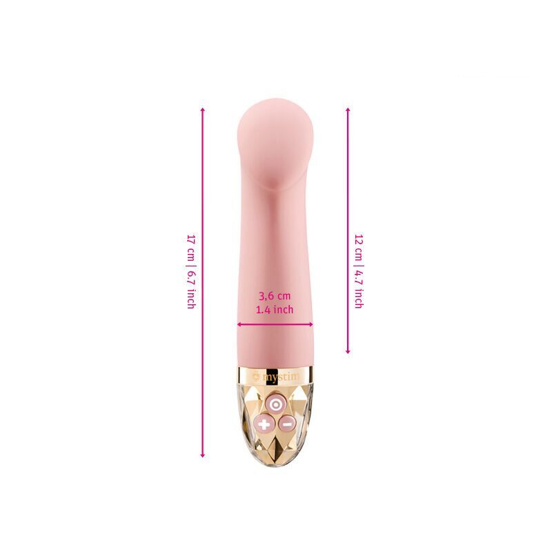 Вибратор для точки G Mystim Right on Ron Rose