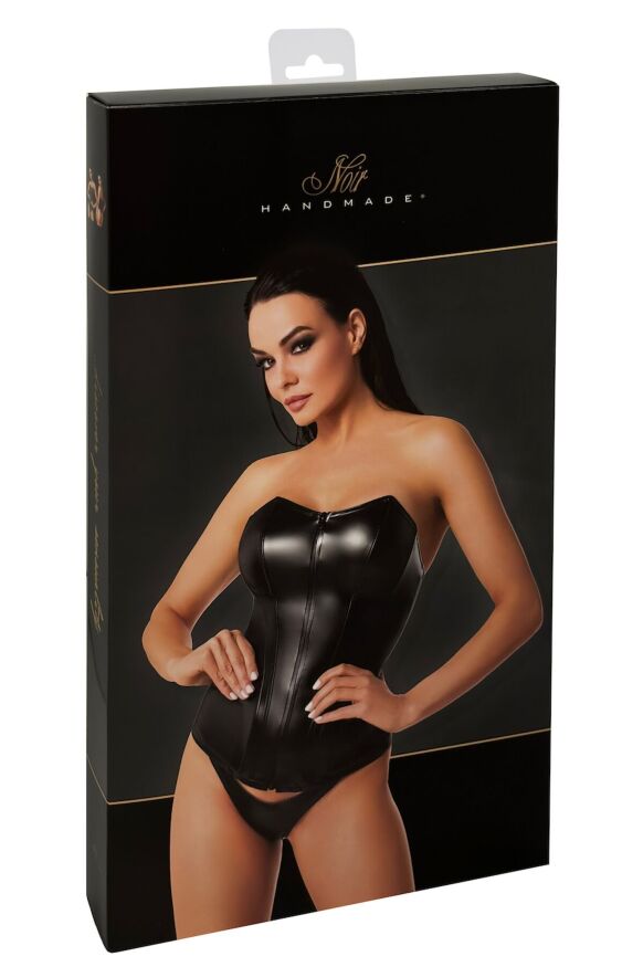 Корсет Noir Handmade F334 Powerwetlook corset - 6XL