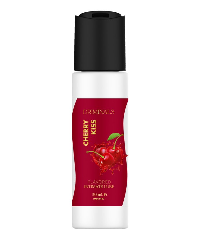 Съедобный лубрикант Driminals Kiss Cherry со вкусом вишни, 30 мл