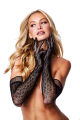 Кружевные перчатки BACI LEOPARD LACE OPERA GLOVE