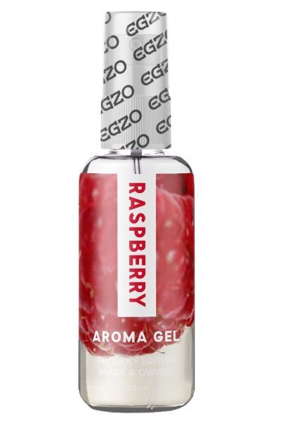 Съедобный гель-лубрикант EGZO AROMA GEL - Raspberry, 50 мл
