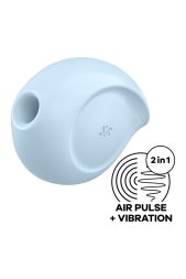 Вакуумный клиторальный стимулятор 2 в 1 Satisfyer Sugar Rush Blue