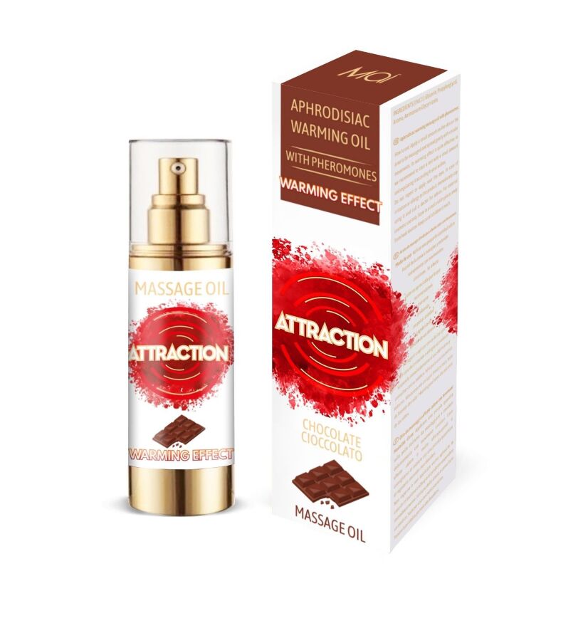 Разогревающее массажное масло с феромонами MAI MASSAGE OIL - CHOCOLATE (30 мл) (без упаковки)