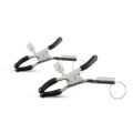 Зажимы на соски с колечками Easytoys, металлические, серебряные