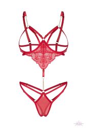 Боди Obsessive Matildea crotchless teddy L/XL