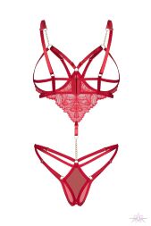 Боди Obsessive Matildea crotchless teddy L/XL