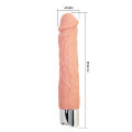 Перезаряжаемый вибратор реалистик Pretty Love - Osric Pro Realistic Vibrating Dildo, BW-500081DC