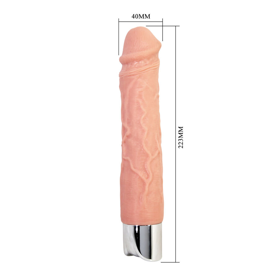 Перезаряжаемый вибратор реалистик Pretty Love - Osric Pro Realistic Vibrating Dildo, BW-500081DC